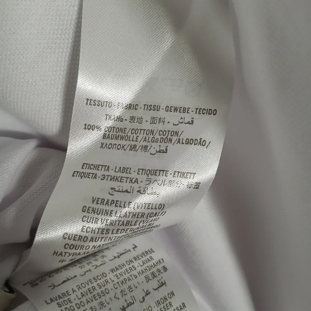 Gucci Polo Shirt Mens XL White NY Yankees Web Stripe Logo Applique 543694